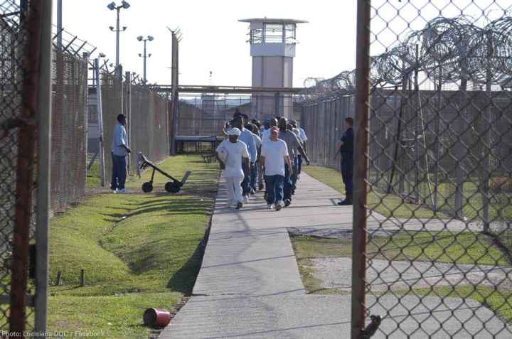 Men incarcerated at Angola prison 