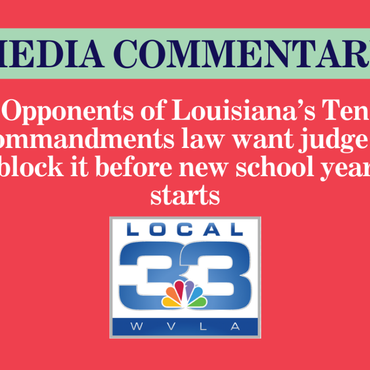 Opponents of Louisiana’s Ten Commandments law want judge to block it before new school year starts