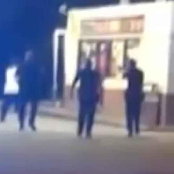 Grainy cell phone footage moments before Trayford Pellerin was killed by police