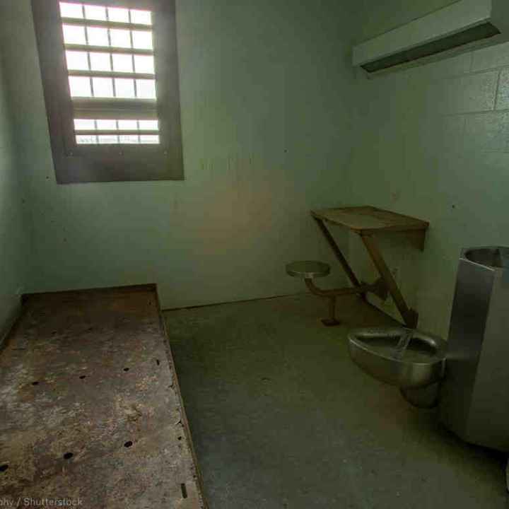 A solitary confinement cell